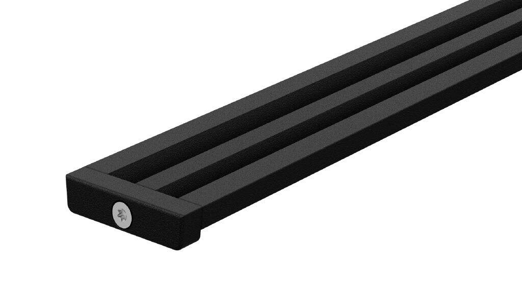 Schlüter®-KERDI-LINE-VARIO WAVE MGS Aluminio texturizado negro mate